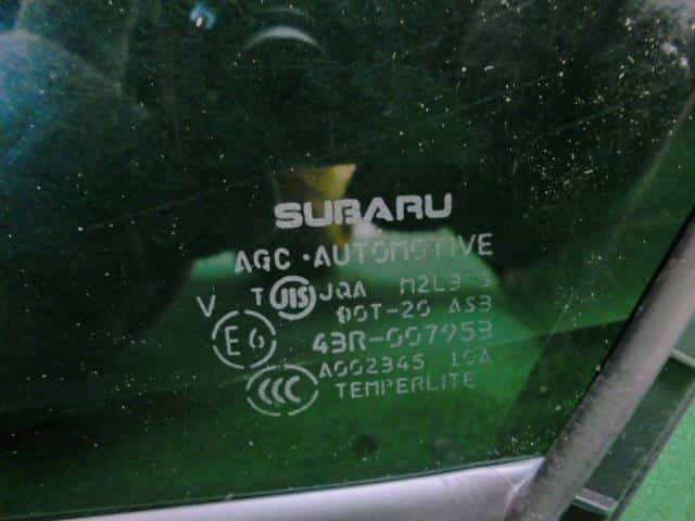Rear Right Door Windshield SUBARU Impreza 2014 DBA-GJ7 — photo 5