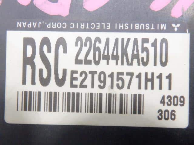 Engine Control Unit SUBARU R2 2004 CBA-RC1 — photo 3