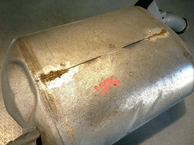 Rear Muffler SUZUKI Lapin 2017 DBA-HE33S 1430082K21 — photo 3