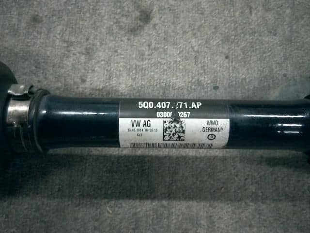 Front Left Drive Shaft VOLKSWAGEN Golf R 2014 ABA-AUCJXF 5Q0407271AP — photo 6