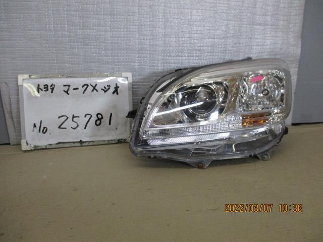 Left Headlight TOYOTA Mark X Zio 2007 DBA-ANA10 — photo 1