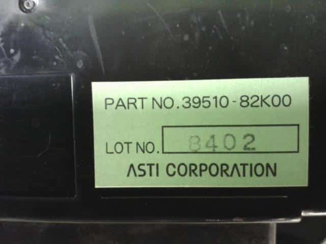 A/C Control Panel SUZUKI Palette 2008 CBA-MK21S 3951082K02ZJB — photo 7