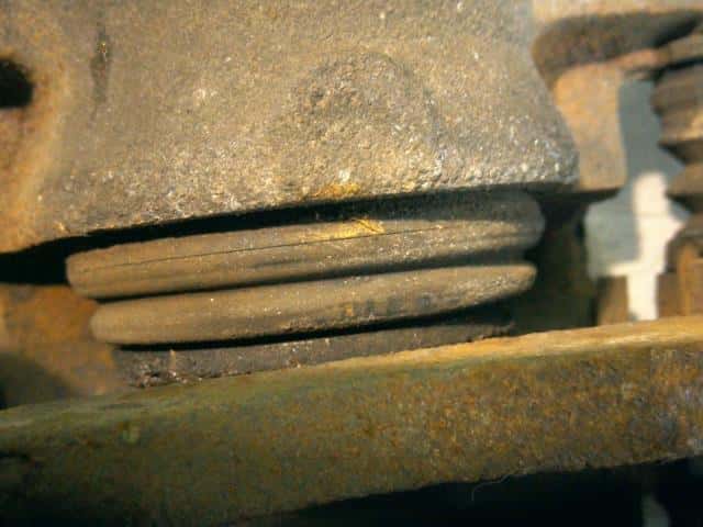 Front Left Caliper MAZDA Spiano 2004 ABA-HF21S 1A003399ZB — photo 3