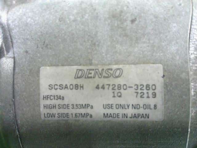 A/C Compressor TOYOTA 86 2013 DBA-ZN6 SU00302114 — photo 7