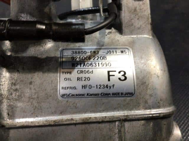 A/C Compressor HONDA N BOX 2021 6BA-JF3 — photo 2