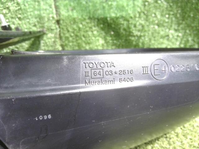 Right Side Mirror TOYOTA vellfire 2009 DBA-ANH20 — photo 9