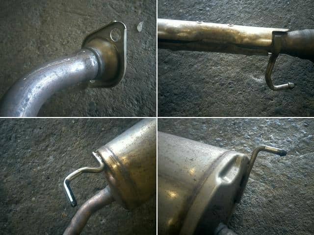 Rear Muffler HONDA N-one 2013 DBA-JG1 — photo 2