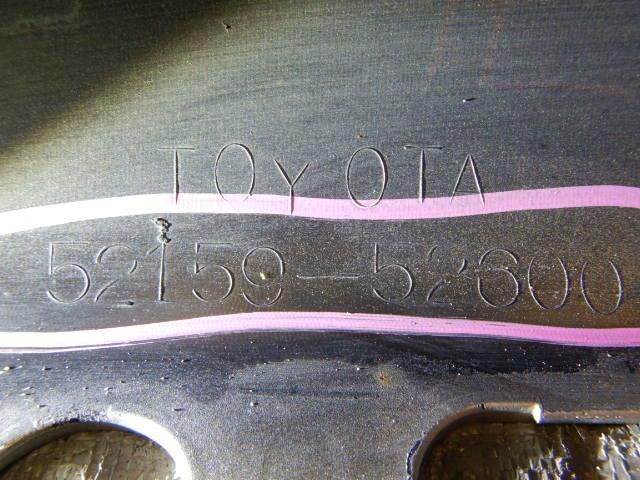 Rear Bumper Assembly TOYOTA Ractis 2008 DBA-SCP100 — photo 2