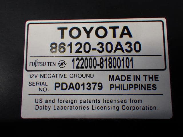 CD Changer TOYOTA Crown 2005 DBA-GRS182 8612030A30E0 — photo 2