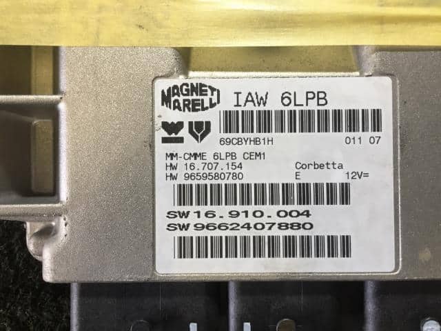 Engine Control Unit CITROEN C4 2007 ABA-B58RFJP — photo 2