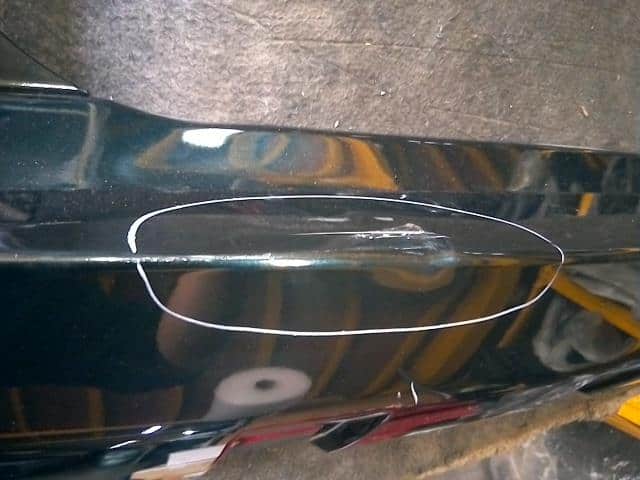 Rear Bumper Assembly MITSUBISHI Delica D5 2009 DBA-CV5W — photo 2