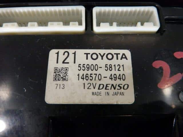 A/C Control Panel TOYOTA Alphard 2007 DBA-ANH10 — photo 3