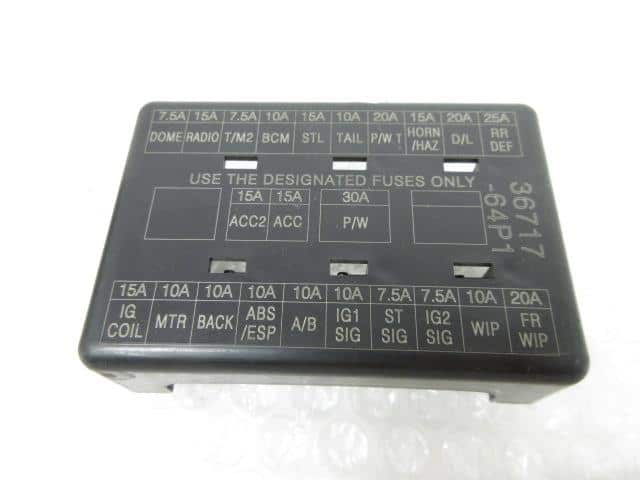 Fuse Box SUZUKI Every 2017 ABA-DA17W 3671764P1 — photo 6