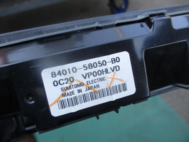 A/C Control Panel TOYOTA vellfire 2010 DBA-ANH20 — photo 3