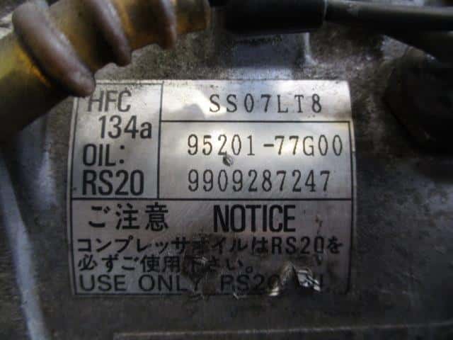 A/C Compressor SUZUKI Every 1999 GD-DA52V 9520177G00 — photo 5