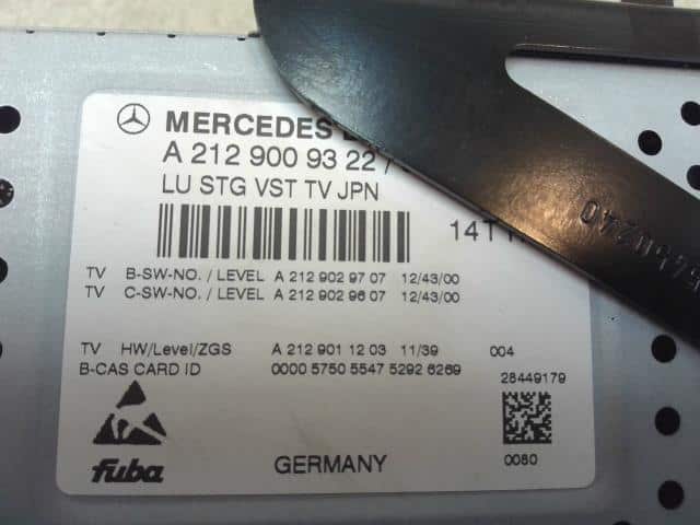 Audio Parts MERCEDES-BENZ 2014 DBA-117342 A2129009322 — photo 4