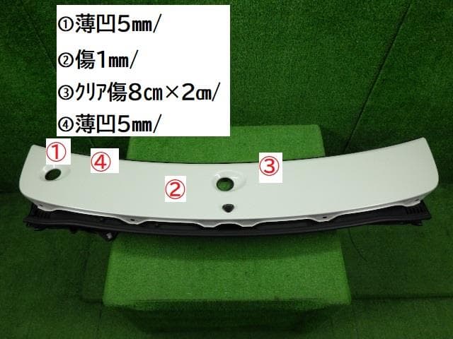 Cowl Top Panel SUZUKI Lapin 2016 DBA-HE33S 7233080P00 — photo 2