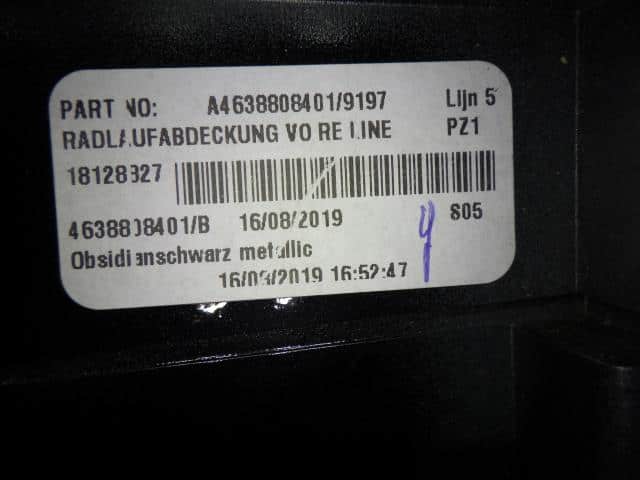 Front Right Fender Flare MERCEDES-BENZ Benz g class — photo 9