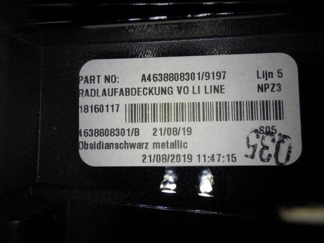 Front Left Fender Flare MERCEDES-BENZ Benz g class — photo 9