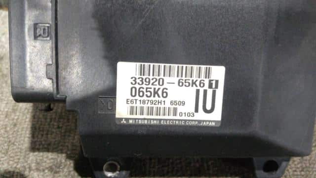 Engine Control Unit SUZUKI Wagon R 2006 CBA-MH21S 3392065K62 — photo 2