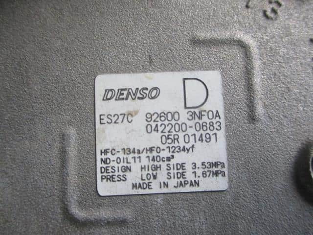 A/C Compressor NISSAN Leaf_ 2014 ZAA-AZE0 — photo 3