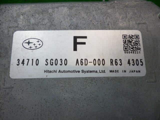 Power Steering Computer SUBARU Forester 2014 DBA-SJ5 34710SG030 — photo 4