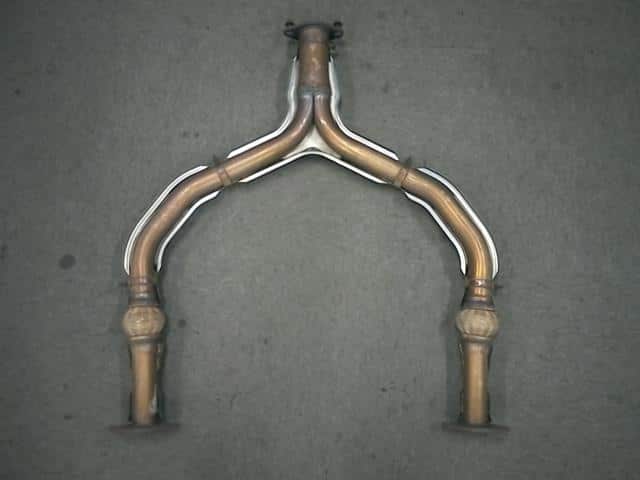 Front Exhaust Pipe NISSAN Skyline 2014 DAA-HV37 — photo 2