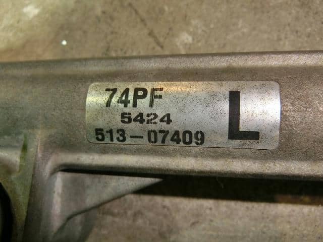 Power Steering Rack and Pinion Assembly SUZUKI Alto 2015 DBA-HA36S 4850074PF1 — photo 3
