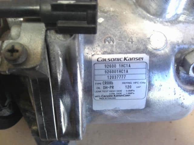 A/C Compressor NISSAN March 2010 DBA-K13 — photo 2