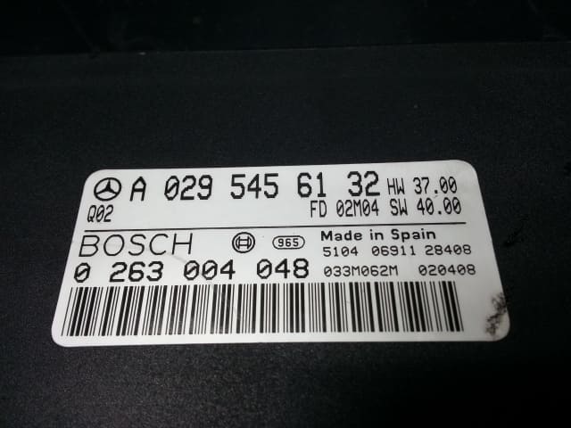 Other MERCEDES-BENZ S-Class 2000 A0295456132 — photo 4