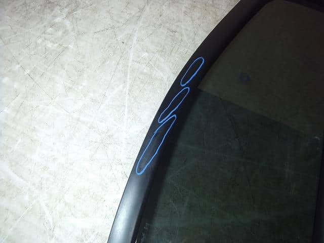 Rear Left Door Windshield SUZUKI Wagon R 2008 CBA-MH23S 8455670K00 — photo 2