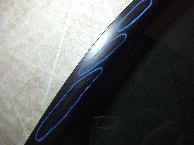 Rear Left Door Windshield SUZUKI Wagon R 2008 CBA-MH23S 8455670K00 — photo 3