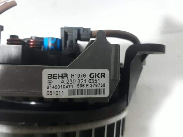 Blower Motor MERCEDES-BENZ E-Class 2006 A2308216351 — photo 2