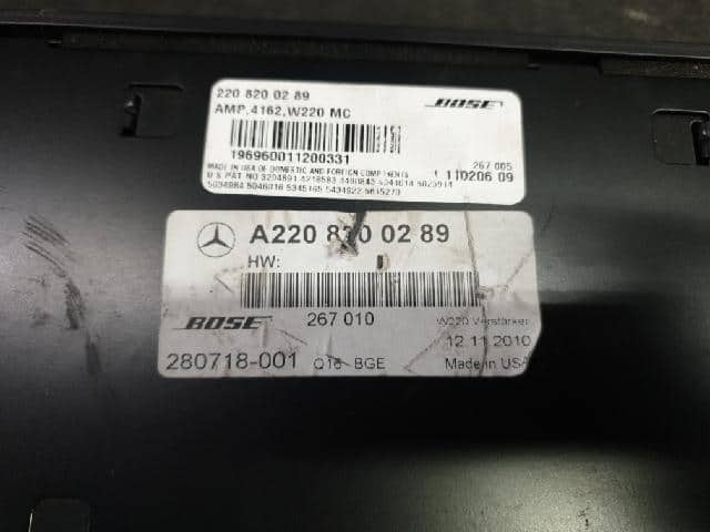 Audio Amplifier MERCEDES-BENZ S-Class 2003 2208200289 — photo 3