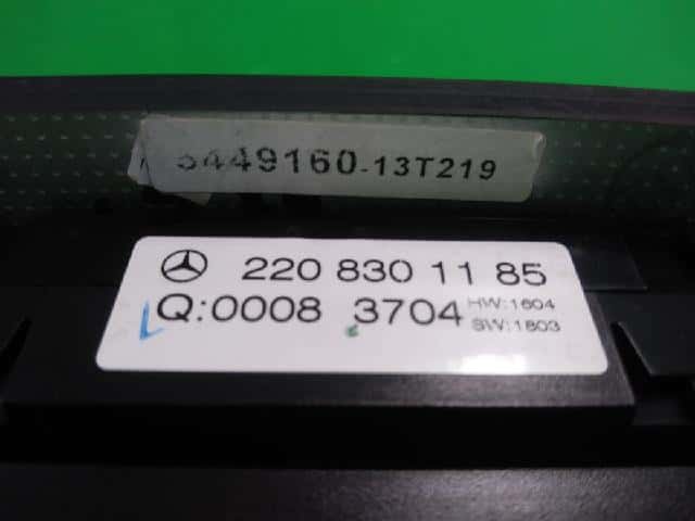 A/C & Heater Control panel MERCEDES-BENZ S-Class 2005 2208301185 — photo 7
