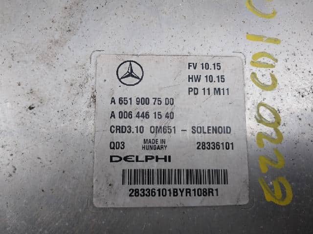 Engine Control Unit / ECU MERCEDES-BENZ 2012 A 651 900 75 00 — photo 4