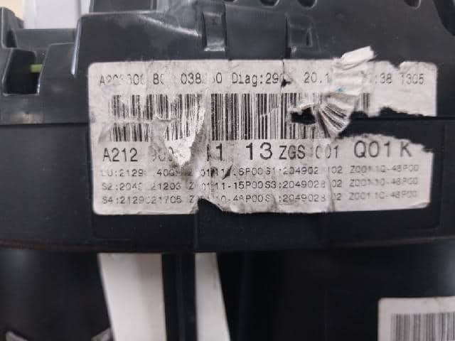 Cluster Panel MERCEDES-BENZ 2012 212 900 1113 — photo 6