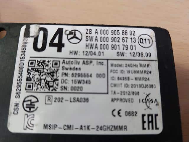 Sensor MERCEDES-BENZ 2016 000 905 8802 — photo 4