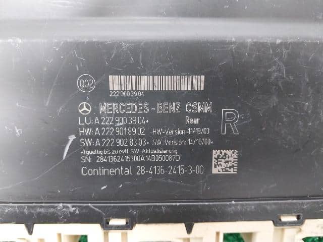 ABS Control Module MERCEDES-BENZ 2015 A 222 900 3904 — photo 4