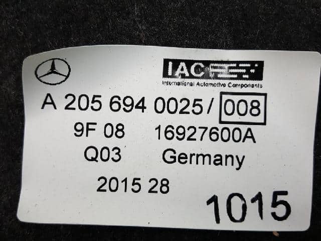 Other MERCEDES-BENZ 2016 A205 694 0025 — photo 4