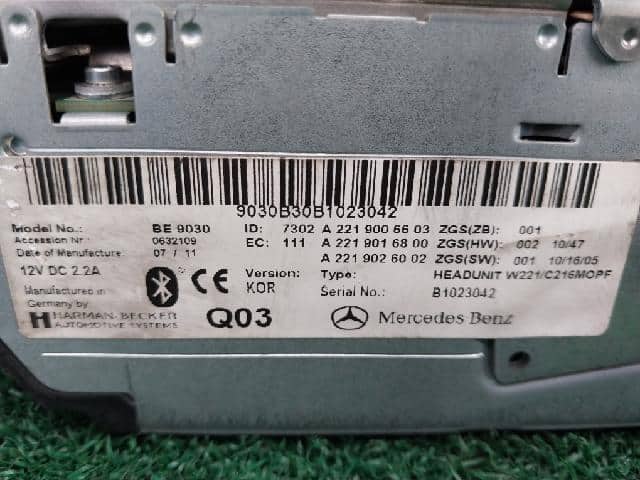 Audio Player MERCEDES-BENZ 2011 A 221 900 66 03 — photo 5