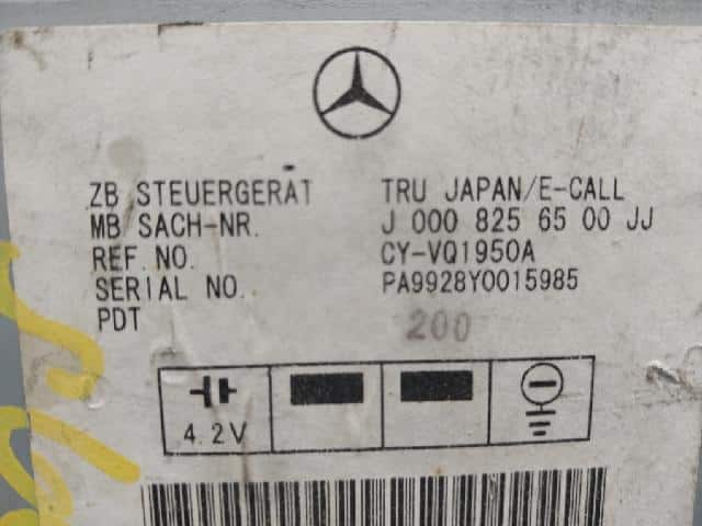 ABS Control Module MERCEDES-BENZ S-Class 2001 A000 825 6500JJ — photo 6