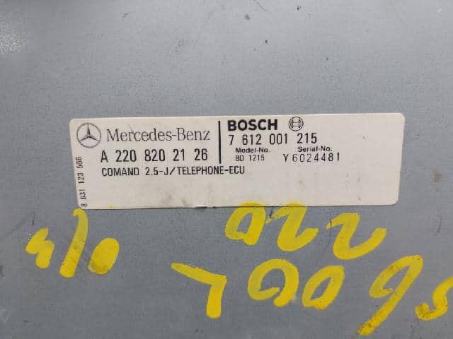 ABS Control Module MERCEDES-BENZ S-Class 2001 A 220 820 21 26 — photo 6