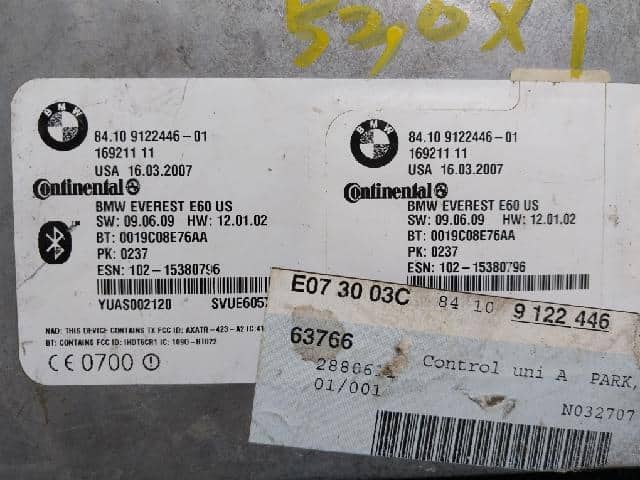 ABS Control Module BMW 2006 8410 9123446 01 — photo 6