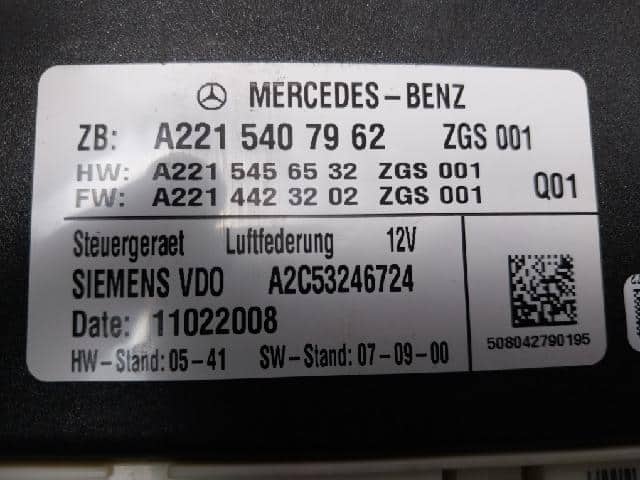 ABS Control Module MERCEDES-BENZ 2008 A221 540 79 62 — photo 4