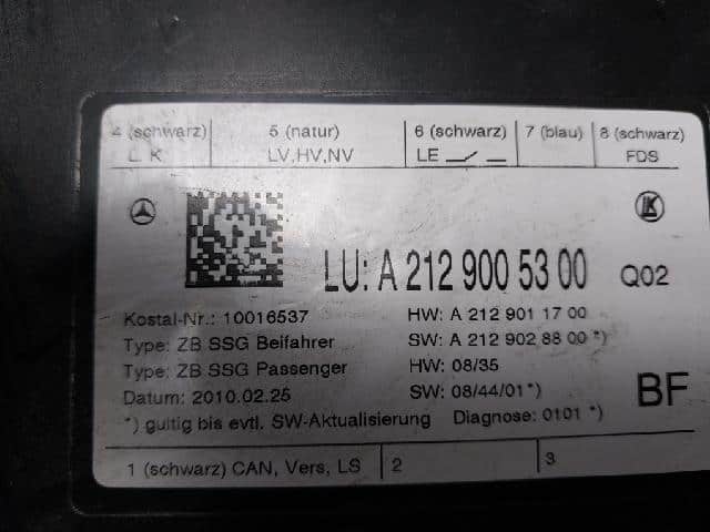 ABS Control Module MERCEDES-BENZ 2010 A 212 900 53 00 — photo 4