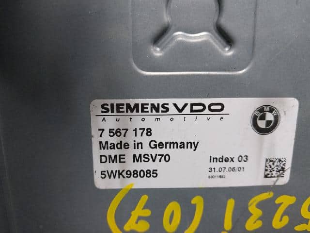 Engine Control Unit / ECU BMW 2007 7 567 178 — photo 7
