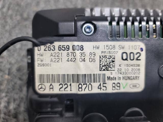 Audio Player MERCEDES-BENZ 2009 A 221 870 45 89 — photo 3