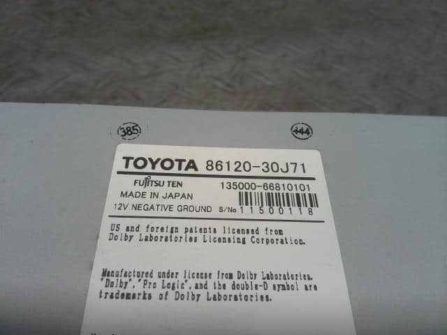 Audio TOYOTA Crown Majesta 2009 DBA-URS206 8612030J71 — photo 2