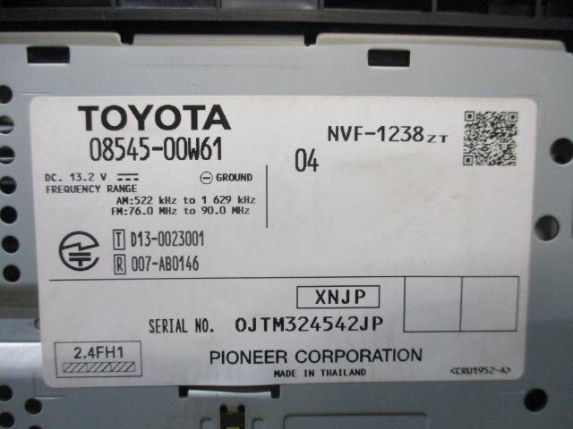 Car Navigation TOYOTA Ractis 2015 DBA-NCP120 — photo 4